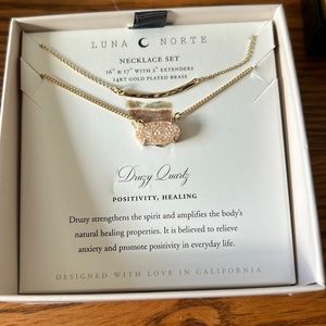 New Never worn Luna Norte double necklace